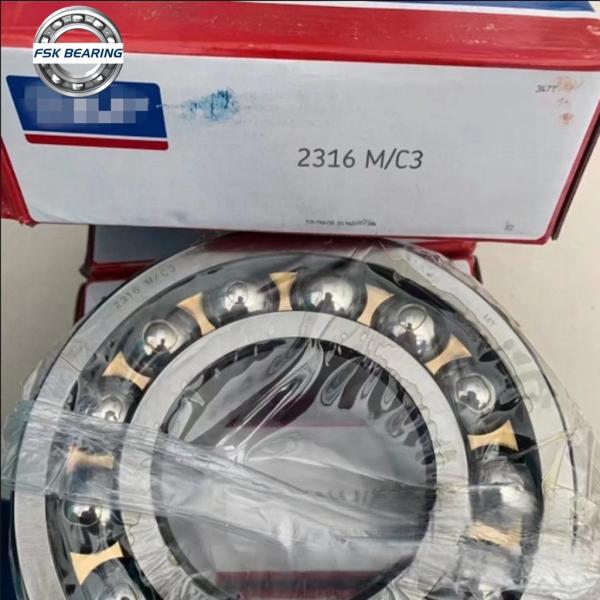 China High Speed 2316 M/C3 Self-Aligning Ball Bearing 80*170*58mm Light Load And Low Friction factory