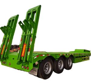 China 3/4 Axle 80-120ton Transport Equipment Lowboy Truck Trailer Detachable Gooseneck Lowbed Semi Trailer For Mali factory