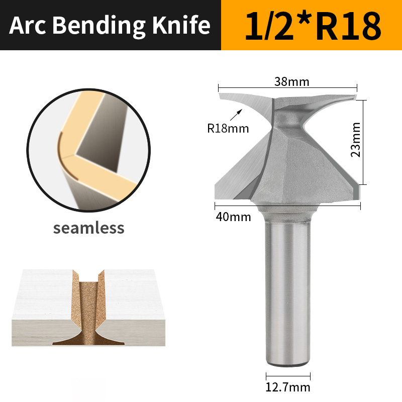 Folding Slotting Woodworking Router Bit 2Flutes Wood Board Bending Router Bits