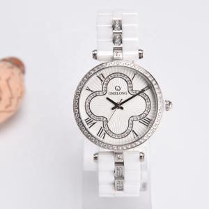 China Sapphire Crystal Ceramic Quartz Watch Waterproof With China / Japan Movt factory