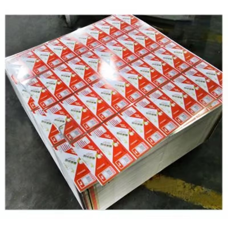 T4 Tinplate Sheet With 6 Color Printed 4 Color Printed Tinplate Printing Tinplate White Gold Print