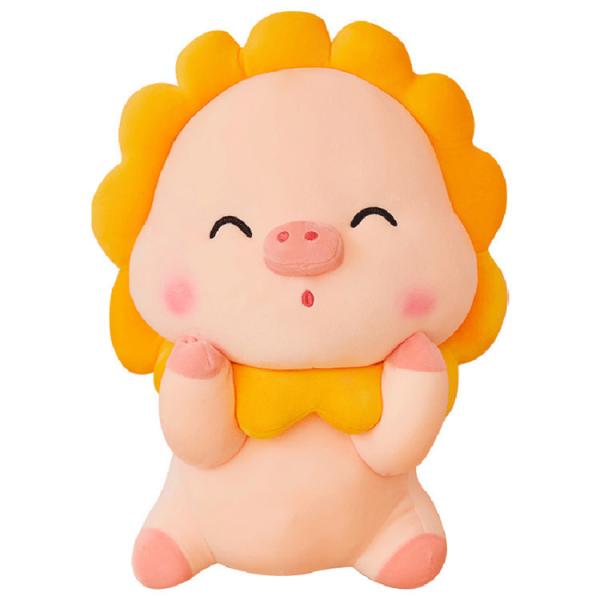 China ASTM 30cm Sitting High Sun Pig Stuffed Plush Toy factory