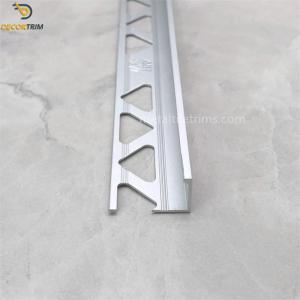 China Tile Trim L Aluminum Tile Edge Trim Edging Strip Metal Matt factory