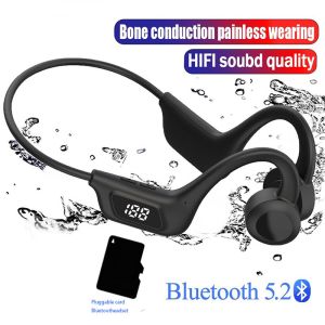 Bone Conduction Wireless Bluetooth Earphone Noise Reduction Waterproof For Run