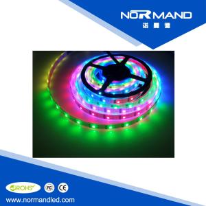 China Full color Addressable 24-Bit 5050 RGB LED Strip WS2801 32 Pixels 5V Black/White factory