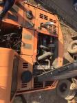 secondhand doosan wheel excavator 130-5 tyre excavator