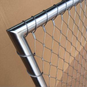 China Premium 304 Stainless Steel Wire Rope Safety Net For Security Fencing factory