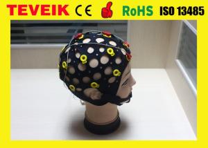 China Medical Device Accessories Tin Electrode EEG Cap M 54-58 cm / L 58-62 cm factory
