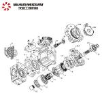 Excavator KPM Hydraulic Pump K3V112DT 60008122 For Heavy Equipment