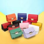 2017 new first layer genuine leather shoulder bag Messenger small square bag