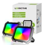 Outdoor 30W 50W 100W RGB LED Flood Light With Dmx Control EMC
