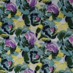 Flower Print Viscose Rayon Fabric Designs Woven Rotary Dress T-Shirt
