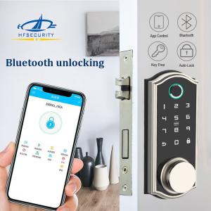 China HFSecurity BP03 Biometric Keyless Smart Phone Open way Bluetooth Fingerprint Door Look factory