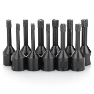 China Vacuum Brazing Dry Diamond Core Bits For Ceramic / Porcelain Tile Drilling, Stone Tile Drilling factory