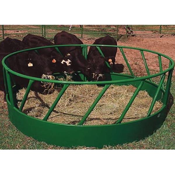 Bar Cattle Round Hay Feeder For Farm Height 8FT with 3 sections For buyer request