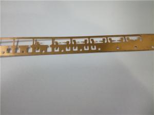 China Tooling Design Metal Stamping Dies Brass Socket Pins Stamping Material Strip Out factory