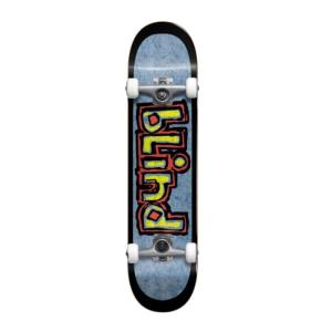 China Blind Skateboards OG Box Out Black / Blue Mid Complete Skateboards First Push factory