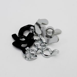 China Galvanized Carbon Steel Wing Nut Fastener With Double Wing Handles on sale
