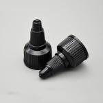20mm Polypropylene Lid , Ribbed Closure Squeeze Bottle Cap