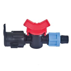 China Reusable Irrigation Water Valve UV Protection Lock Offtake Valve For Drip Tape factory