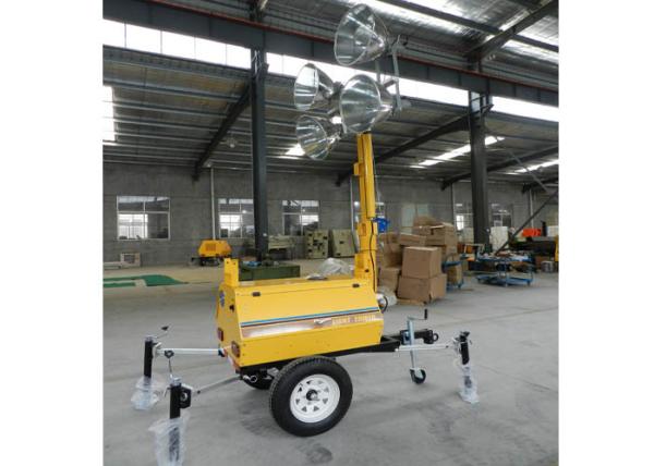 Metal halide mobile light tower power generator / trailer light tower 5kw 10kw