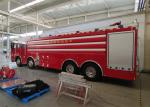 95Km/H 309kw Steel Combine Diesel Foam Fire Truck