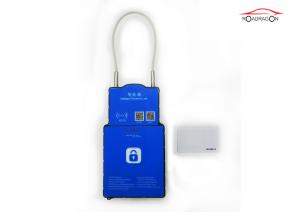 China Track Playback IOT GPS Container Lock , Secure Remote Padlock Smart Waterproof factory