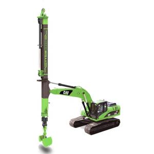 China Tysim KM100 Hydraulic Telescopic Arm of Excavator attachment for excavator Bucket capacit 0.2CBM Max digging depth 9.8M factory