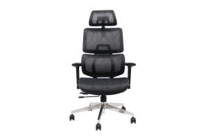 China Nylon Mesh PA66 Tall Back Office Chair Aluminum Base 3D Armrest factory