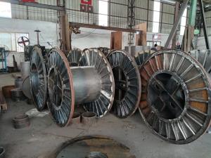 China Industrial Steel Cable Reel Corrugated Bobbin For Stranding Machine factory