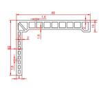 Waterproof Israel Wood Interior Door Architrave Apartment Use