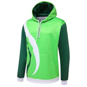 China Polyester Digital Printing Sports Team Hoodies Custom Full Dye Sublimation For Men factory