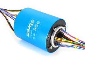 China H38119 Through Bore Rotary Joint Electrical Connector 12 Wire Slip Ring factory