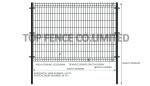 3D wire mesh fence panels