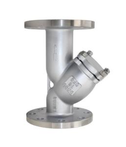 China Cast Duplex Stainless Steel Flanged Ends Y Type Strainer Customized for Water Treatment factory
