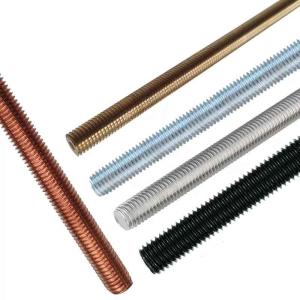 China DIN Standard Galvanized Full Thread Lead Screw Stud Bolt with 1000-3000mm Length factory
