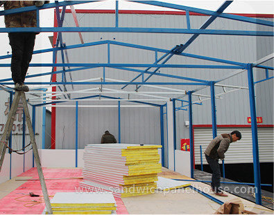 Waterproof Sandwich Panel Container House Portable Site Prefabricated Building