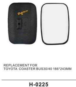 China Rearview Passenger Side Rear View Mirror Replacement 166 X 243 Mm Size factory