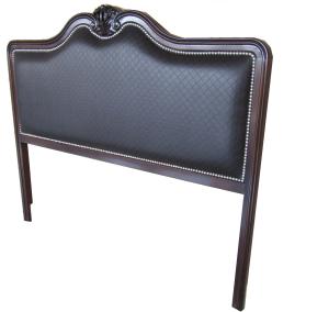 China Solid wood frame with upholstery king/queen size wooden headbaord for 5-star hotel bedroom furniture factory