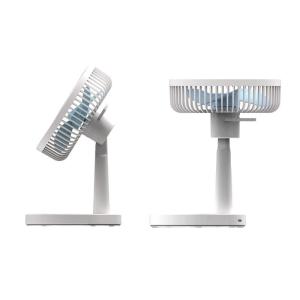 China ABS Rechargeable Table Fans Portable Desk Fan With 4000mAh Battery factory