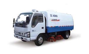 China Hydraulic Road Sweeper Truck XZJ5060TSL, Special Purpose Vehicles For Airport and Stadium factory