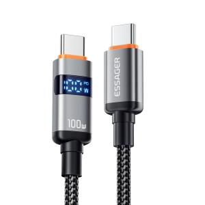 China ESSAGER ES-X61 Series C-C 100W Charging Cable USB C Cable factory
