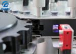 Rotary Type Vertical Round Bottle Labeling Machine High Speed Non Stop 2.8KW