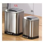 Living Room Indoor Trash Can High End Stainless Steel Pedal Trash Can