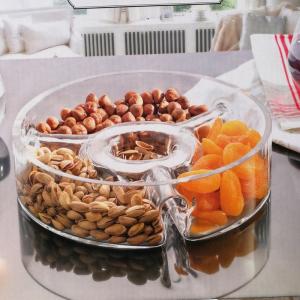China Handmade Glass Fruit Plate factory