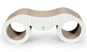 China Various Colors Corrugated Cat House , Dense Cat Playground House Two Holes factory