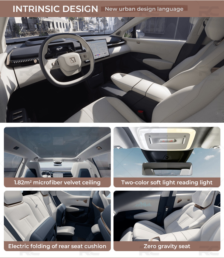 2023 2024 ZEEKR X 4WD Automatic Energy Electric SUV Made in Silver Body Structure 2 3 Layout