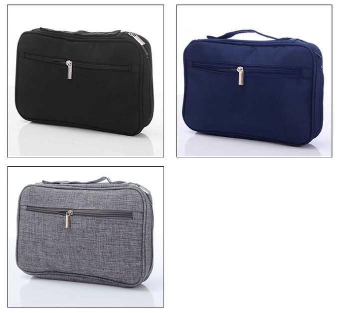 Simple Pure Color Blank Makeup Brush Bag Portable Travel Makeup Bag
