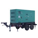 460KW 575KVA Silent Trailer type Diesel Generator Sets With Cummins KTAA19-G6