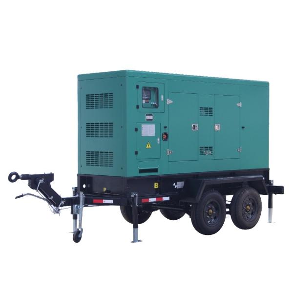 460KW 575KVA Silent Trailer type Diesel Generator Sets With Cummins KTAA19-G6